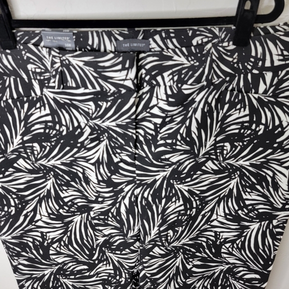 The Limited Urban Jungle Black & White Patterned Pants - Picture 3 of 9
